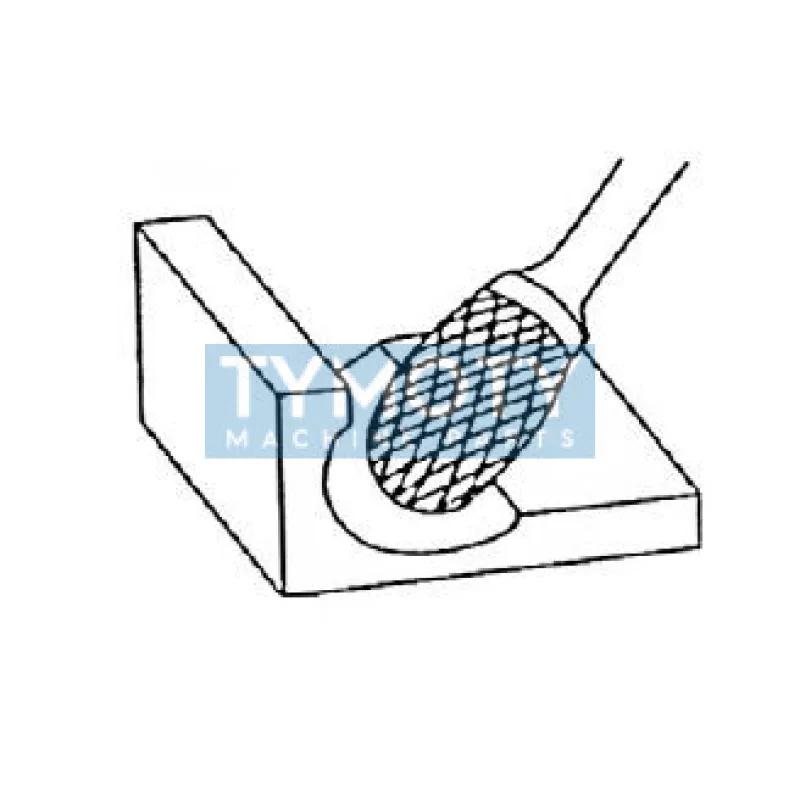 Technická fréza tvrdokovová, eliptická, FREZA, E1925x06
