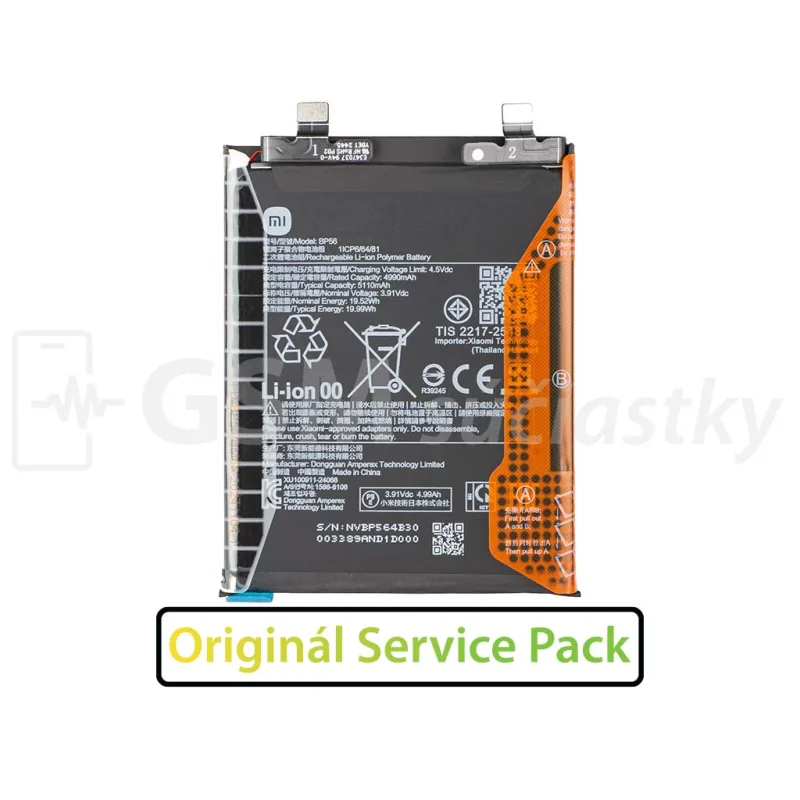 Originál batéria BP56 pre Xiaomi Redmi Note 14 Pro+