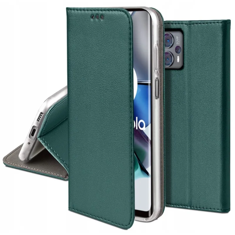 Smart Book Knižkové puzdro Motorola Moto G13, G23 Farba: Zelená