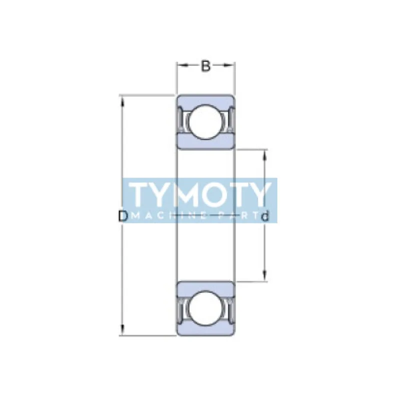 SKF 61811-2RZ guľkové ložisko
