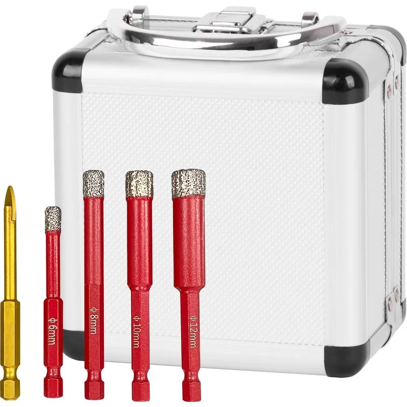 Sada vyrezávačov Strend Pro Premium, 6–12 mm, HEX, diamantové korunky