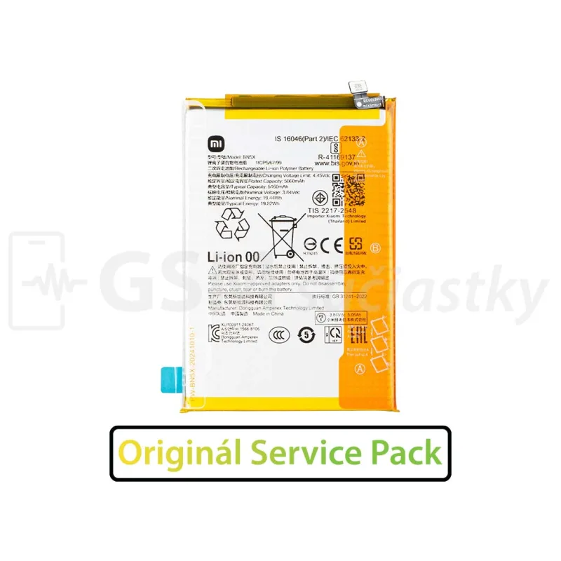 Originál batéria BN5X pre Xiaomi Redmi 14C, POCO C75