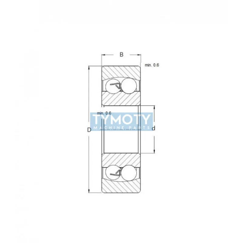 ZKL 1211 NEW FORCE naklápacie guľkové ložisko