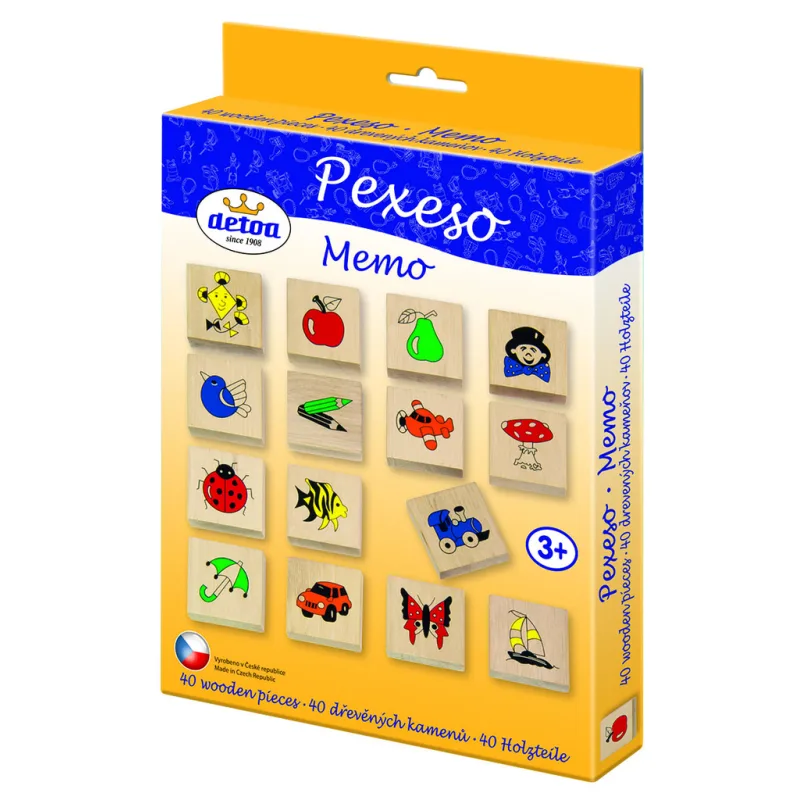 Drevené pexeso 40 ks