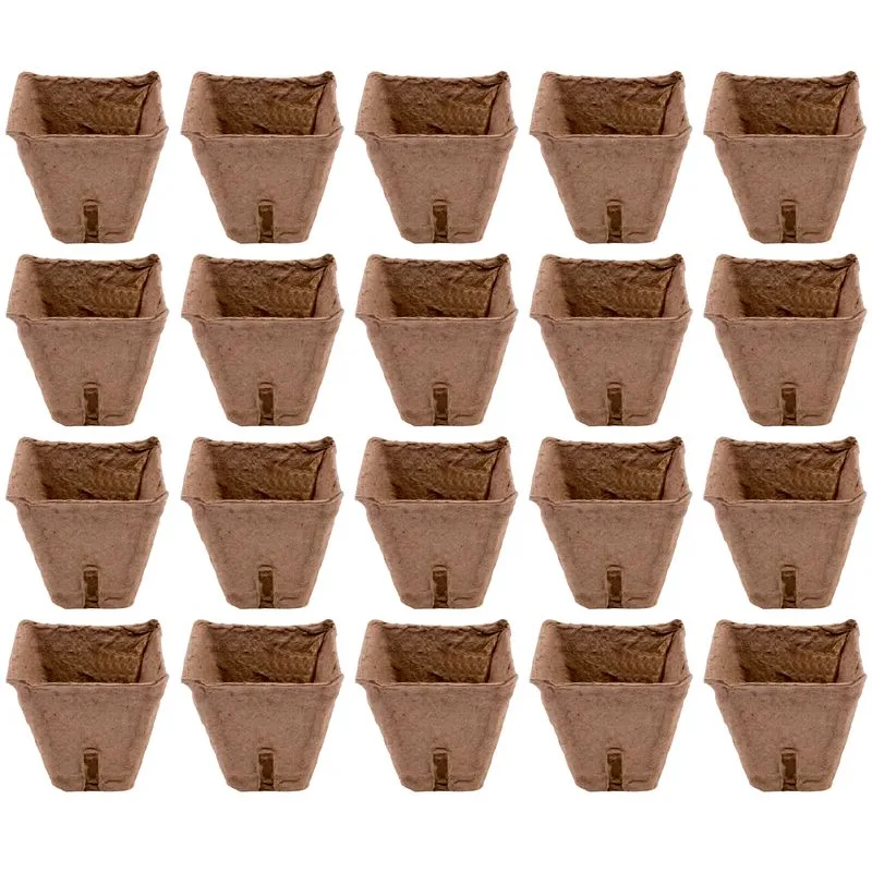 Sadbovač Strend Pro Herrison P1020, papierový, bal. 20 ks, 60x60 mm