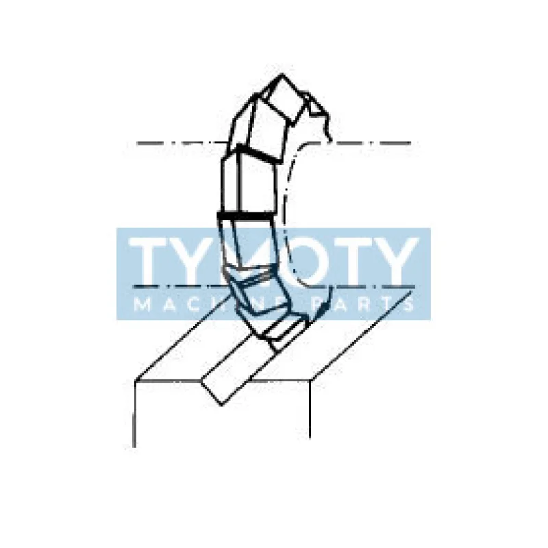 Fréza uhlová obojstranná nesúmerná, F859170, 80x63 mm