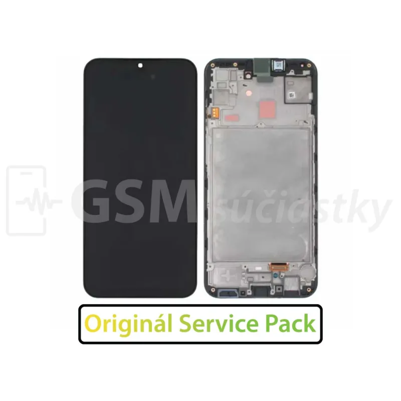 Samsung Galaxy A17 5G, A176B - LCD displej + Dotykové sklo a rám Originál