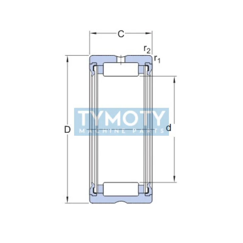 SKF RNA 4907.2RS ihlové ložisko