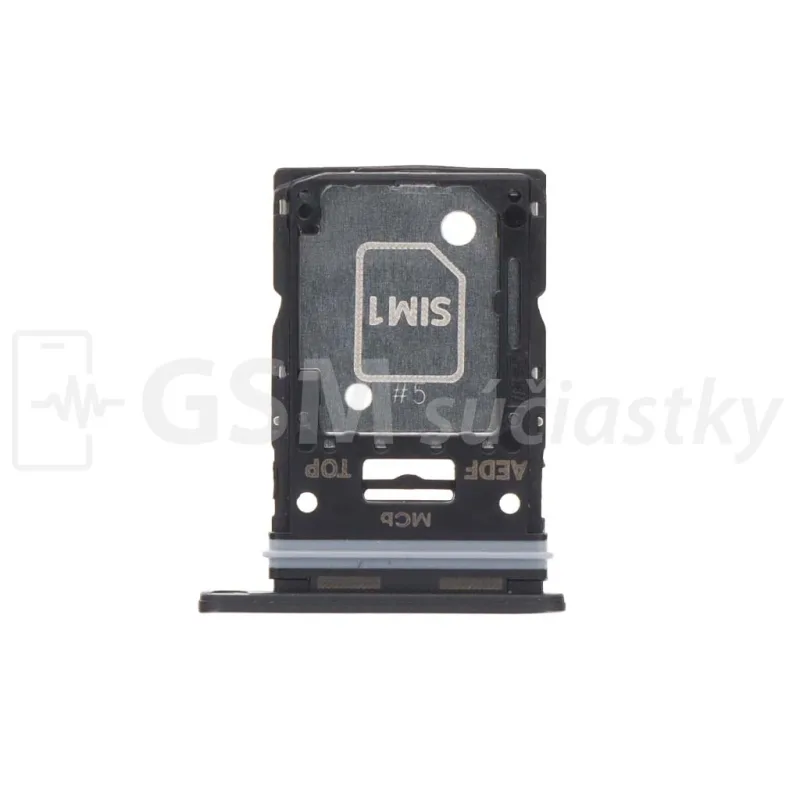 Držiak SIM karty a SD karty Samsung A546 Galaxy A54 5G Farba: Čierna