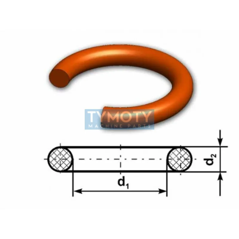 O-krúžok MVQ 70 ShA 9,25x1,78 Dichtomatik