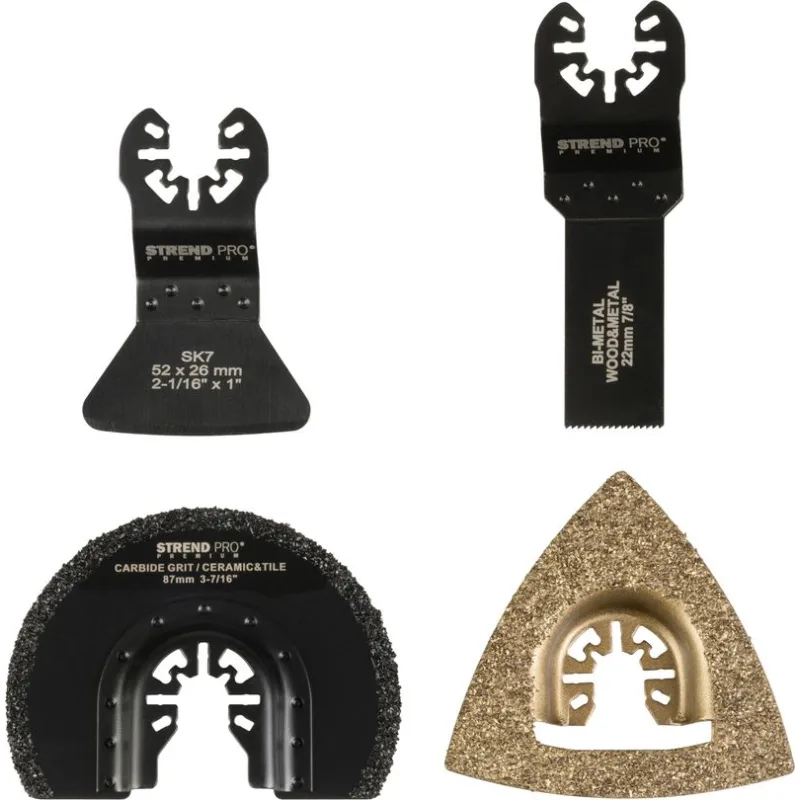 Sada nástrojov TAS-TW104 – pílový list, polkruh, 4-dielna