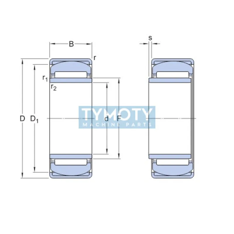SKF PNA 17/35 ihlové naklápacie ložisko