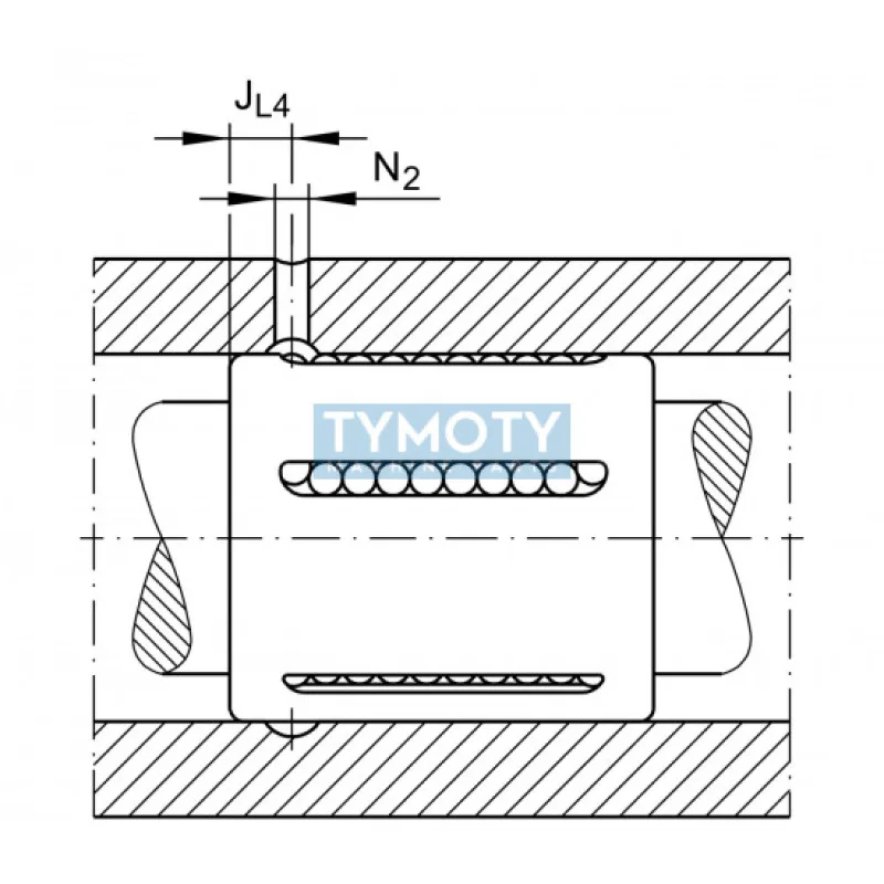 INA KH 30-PP lineárne guľkové ložisko