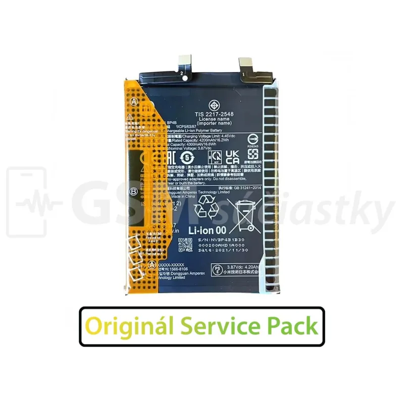 Originál batéria BP4B pre Xiaomi 12 Lite