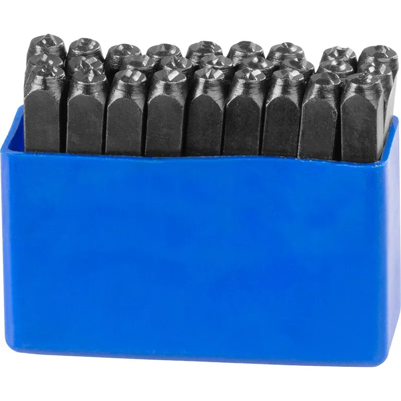 Razidlá abeceda HR59105, výška písma 5 mm, 27 ks