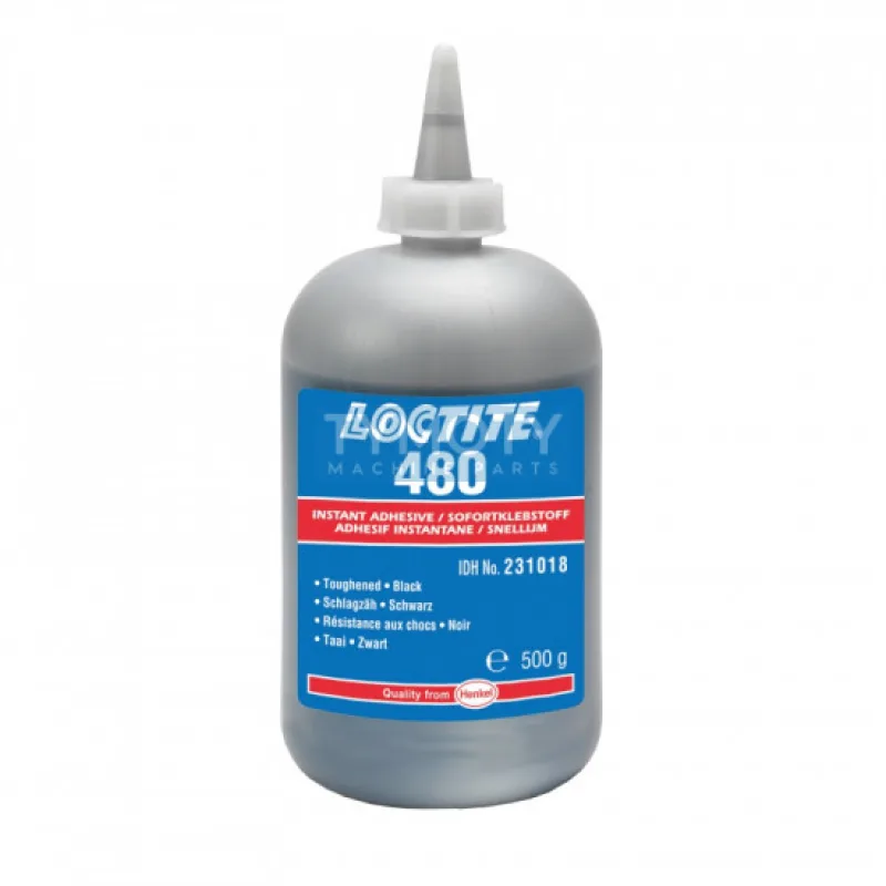 Loctite 480 - 500 g sekundové lepidlo čierne