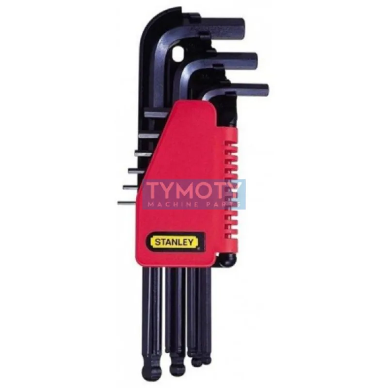 Sada zástrčných 6hr Imbus kľúčov skuličkou 9-dielna (1,5-10mm), STANLEY, 0-69-256