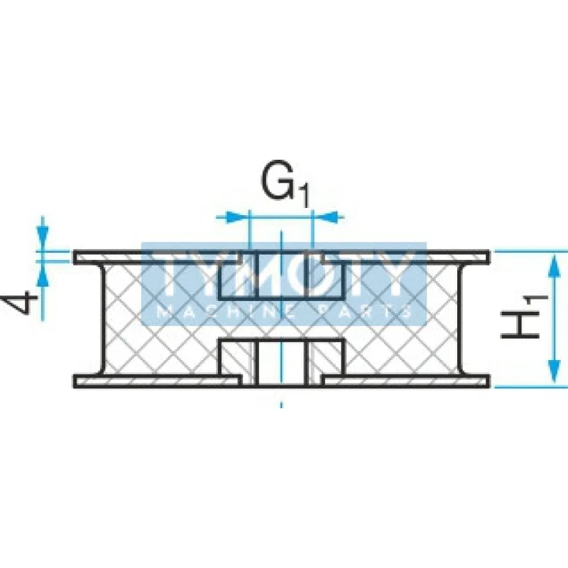 Silentblok KR3 - 105/55 M16/M16