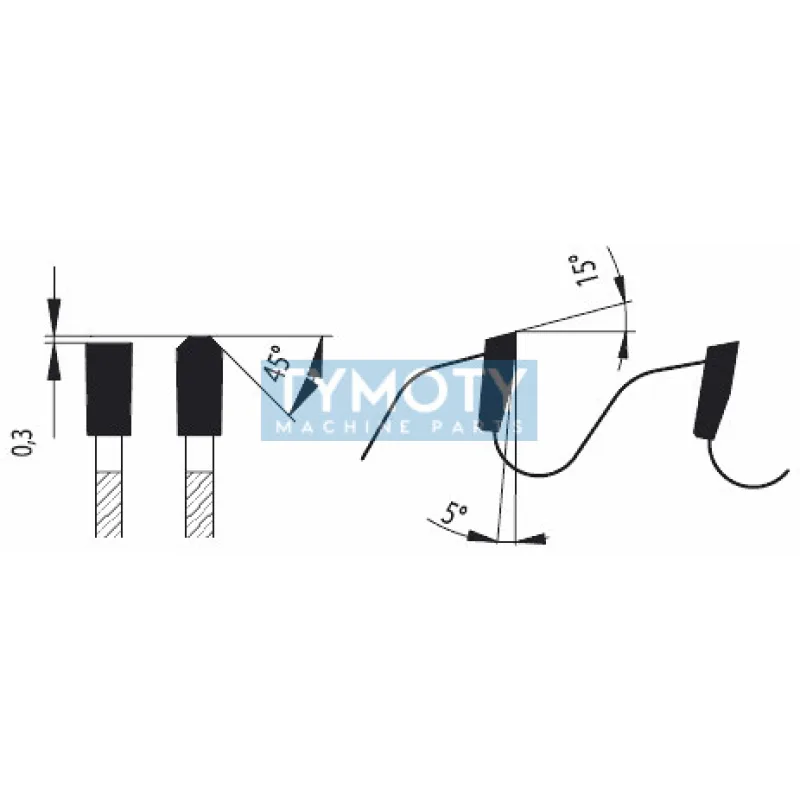 Pílový kotúč s SK na rezanie hliníka, plastov a živíc, pozitívny uhol čela, 225387-11, 350x3,6x3