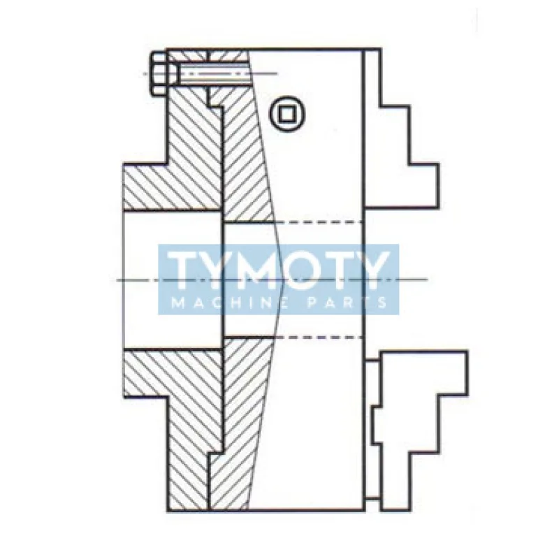 Samostrediace univerzálne skľučovadlo IUS - s tvrdými vonkajšími SCV a vnútornými SCN čeľusťami, 243801, 80