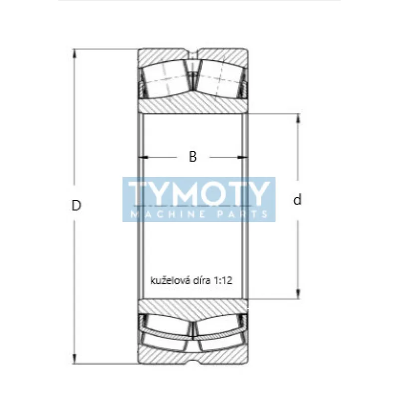 ZKL 22215 KW33J C3 súdčekové ložisko