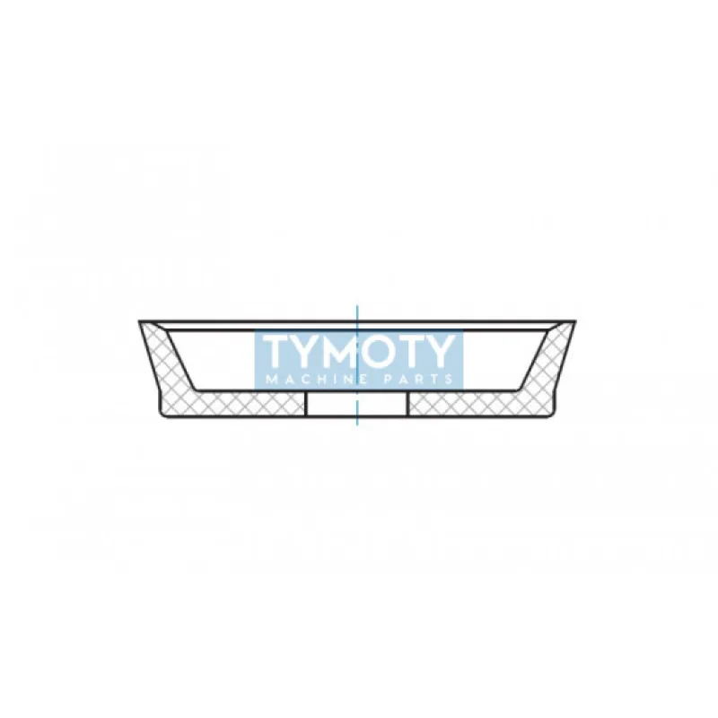 Manžeta misková 8x28x10 NBR80 PN 029270 Rubena