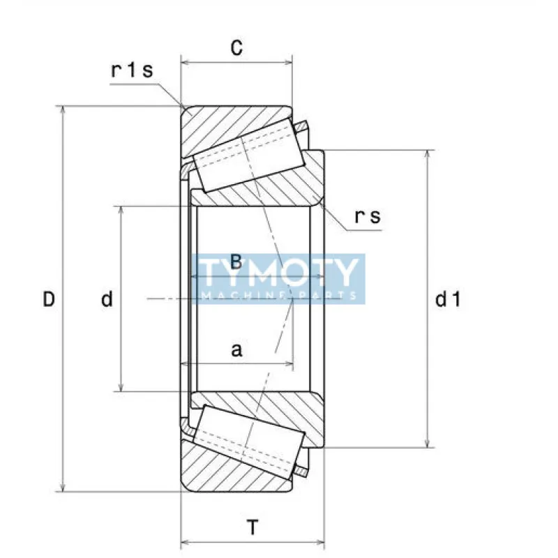 Timken 33019 kuželíkové ložisko