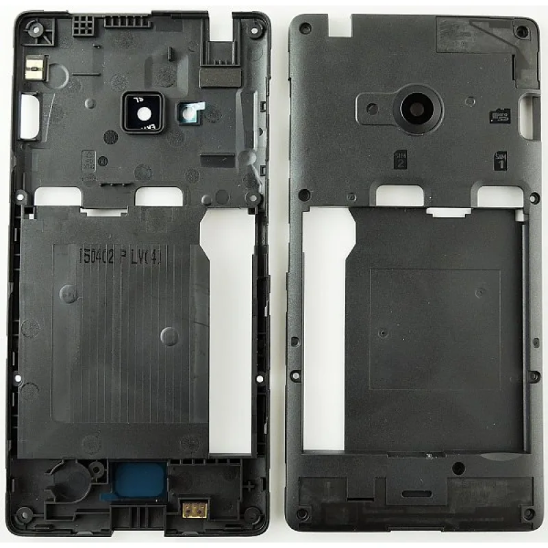 Kryt Microsoft 540 DUAL SIM stredový + sklíčko kamery Variant:: stredový rám