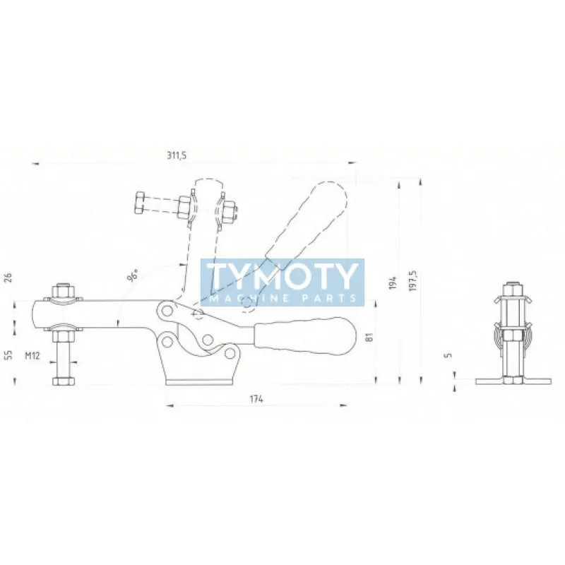 Vodorovná úpinka, UPINKA, 126.0