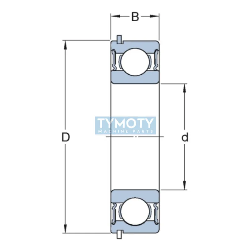 SKF 6006-2RS1NR guľkové ložisko