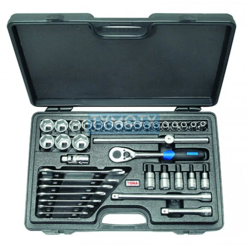 1/2" Sada ručného náradia, 36dielna, TONA, E032940 - SN 36-3