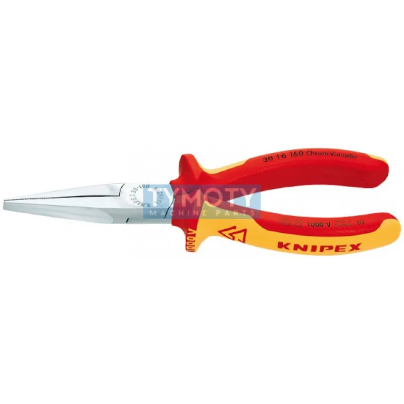 KNIPEX 30 16 160 Kliešte typu Langbeck, izolované viaczložkové návleky, chrómované, certif. VDE