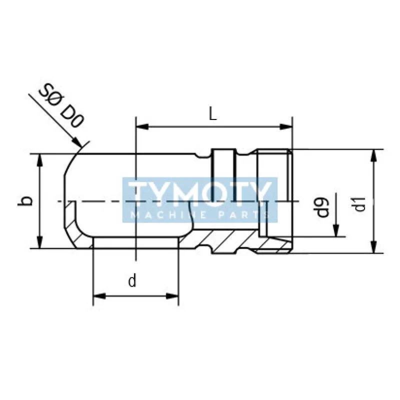 Oko stav.prípojky pr.14, M16x1,5