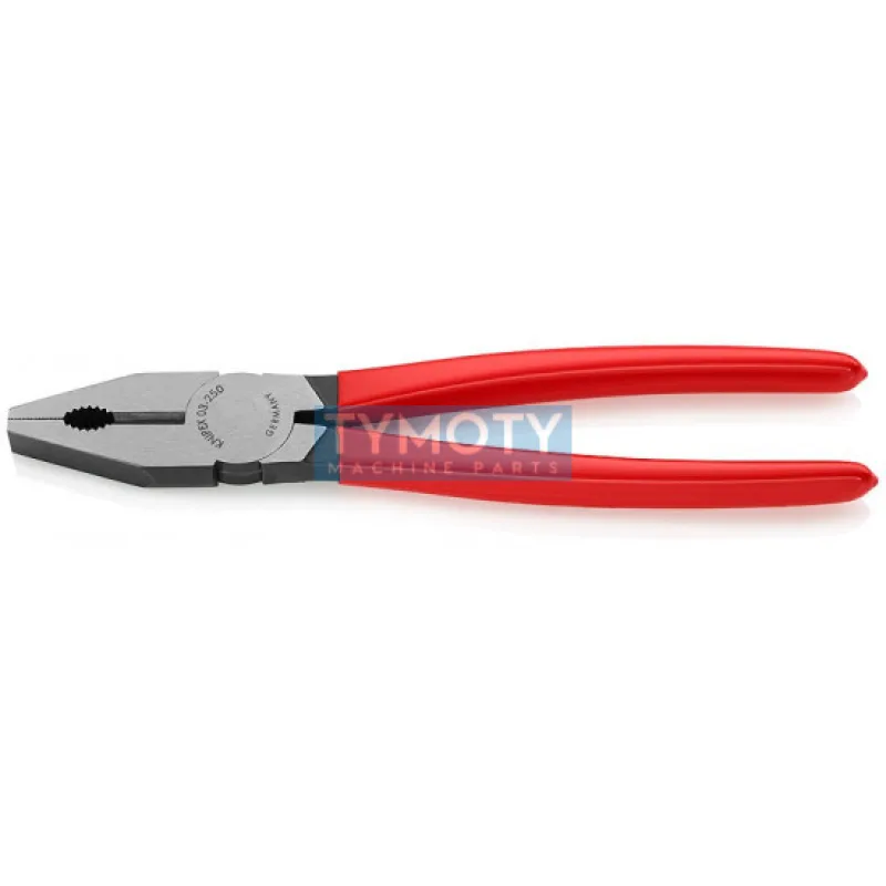 KNIPEX 03 01 250 Kombinované kliešte, plastové návleky, fosfátované na čierno 250 mm