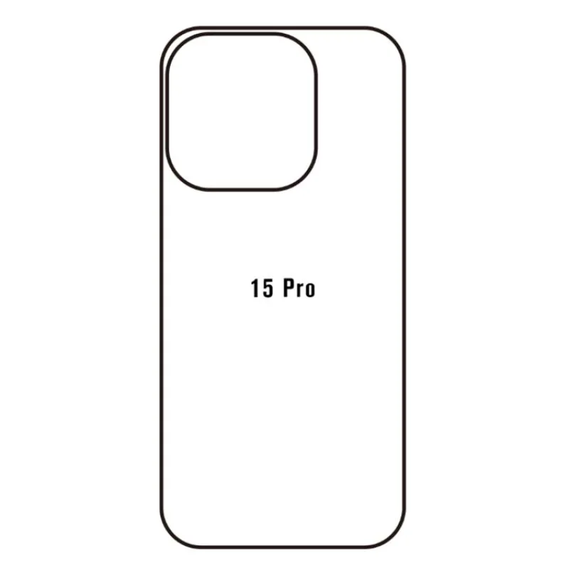 Ochranná fólia Sunshine Hydrogel pre Apple iPhone 15 Pro Variant:: zadná matná