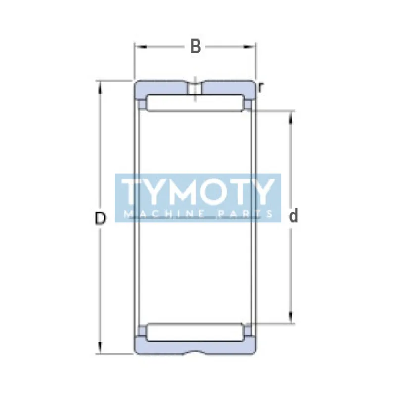 SKF NK 68/35 ihlové ložisko bez vnútorného krúžku
