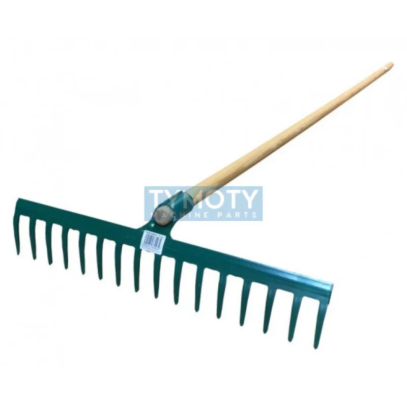 Hrable kovové 16 zubov s násadou 150 cm