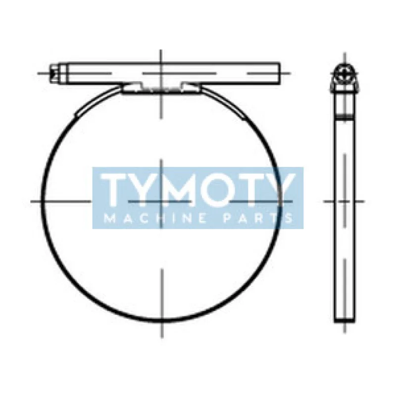 Hadicová spona CX9 W1 8-12