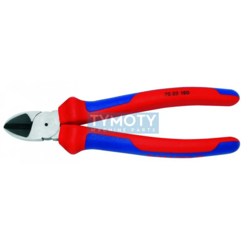 KNIPEX 70 02 180 Bočné štiepacie kliešte 180 mm, viaczložkové návleky, fosfátované na čierno