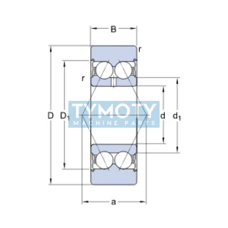 SKF 305806 C-2Z ložisková kladka