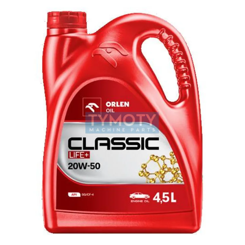 Orlen Classic LIFE+ 20W-50 - 4,5 L motorový olej