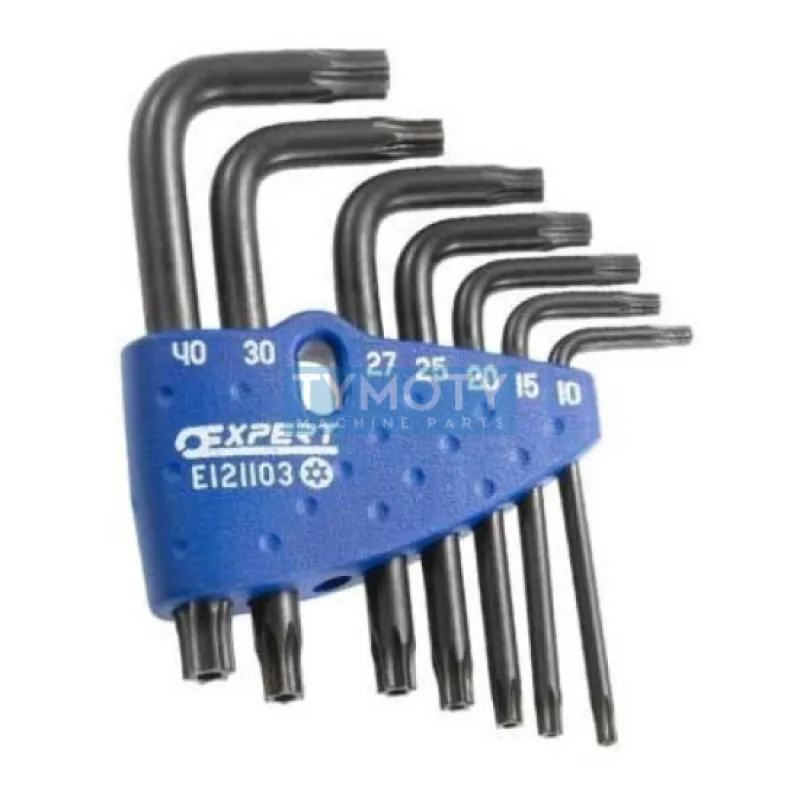 Súprava zástrčných kľúčov TORX s otvorom 7 ks, EXPERT E121103