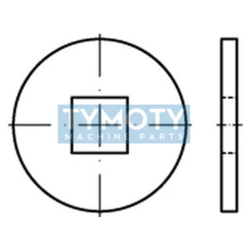 Podložka pre drevené konštrukcie DIN 440V 6,6 bez PÚ
