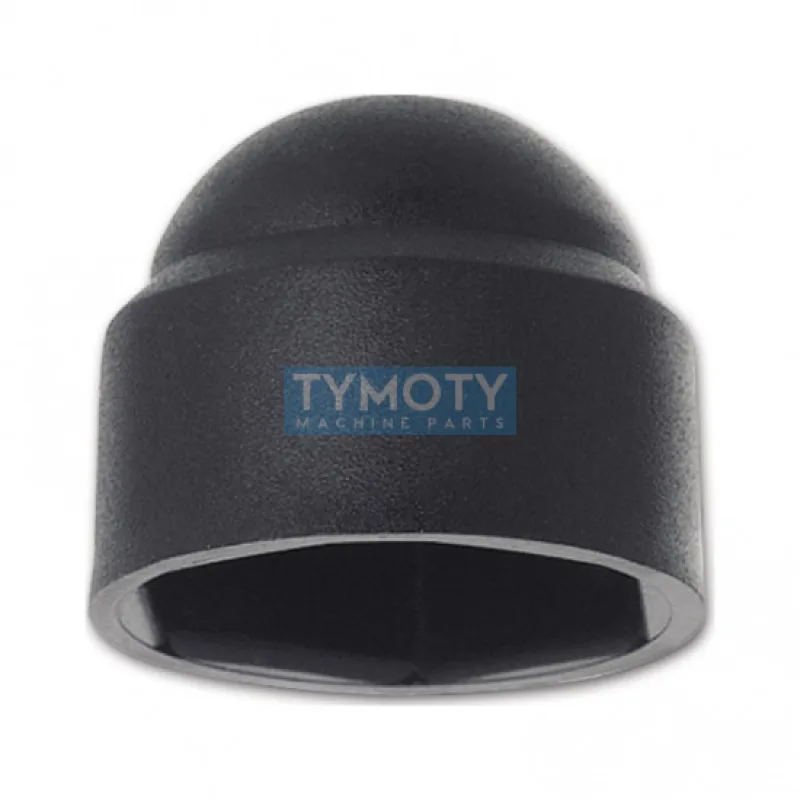 Krytka klobúková pre šesťhran M8 PVC čierna s=13 mm