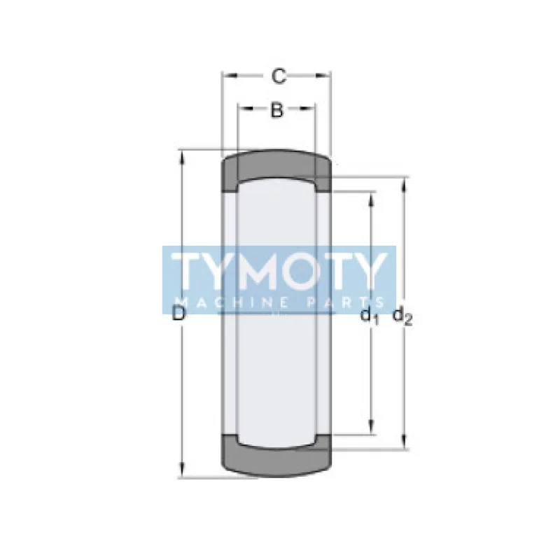 SKF RIS 203 gumový úložný krúžok