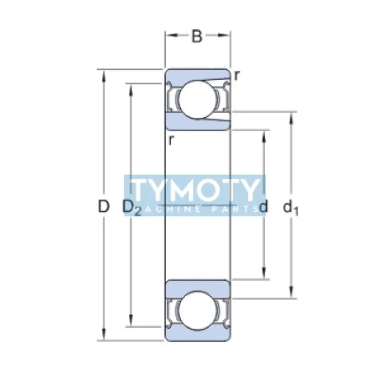 SKF 308-2Z guľkové ložisko