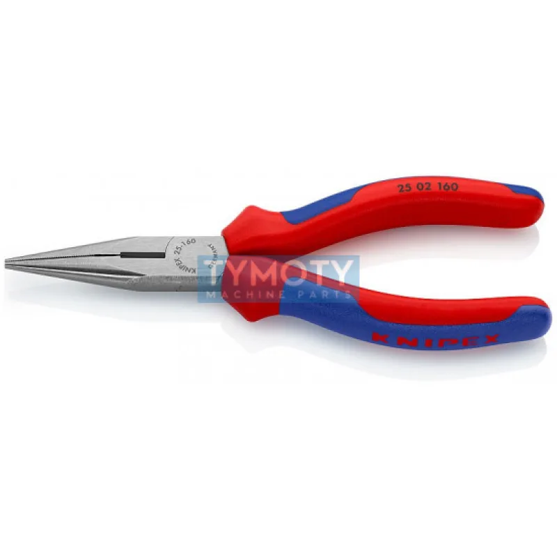 KNIPEX 25 02 160 Polguľaté kliešte s čepieľkami pre rádiotechniku, viaczložkové návleky,