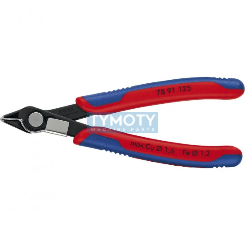 KNIPEX 78 91 125 Electronic Super Knips®, viaczložkové návleky, brunierované