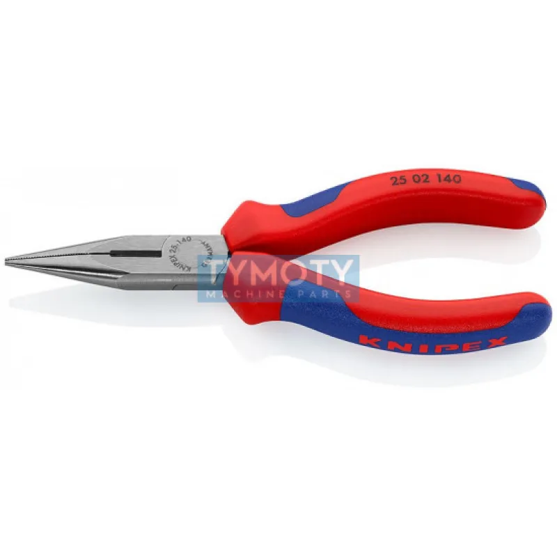 KNIPEX 25 02 140 Polguľaté kliešte s čepieľkami pre rádiotechniku, viaczložkové návleky,