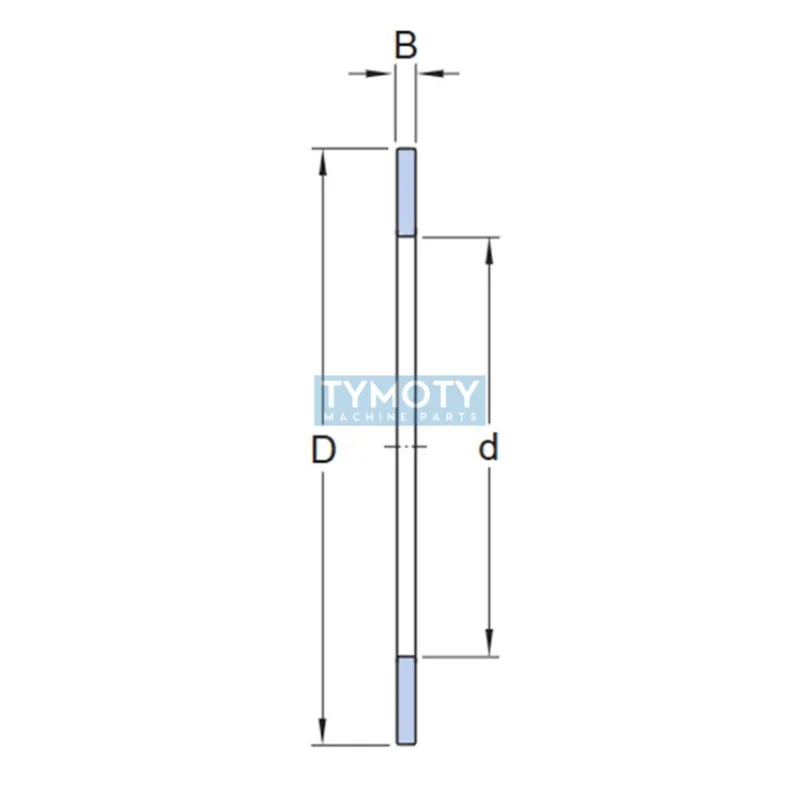 SKF AS 0821 tenký axiálny ložiskový krúžok